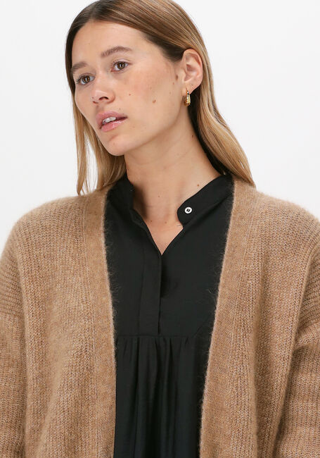 Camelfarbene BY-BAR Strickjacke ABBY CARDIGAN - large