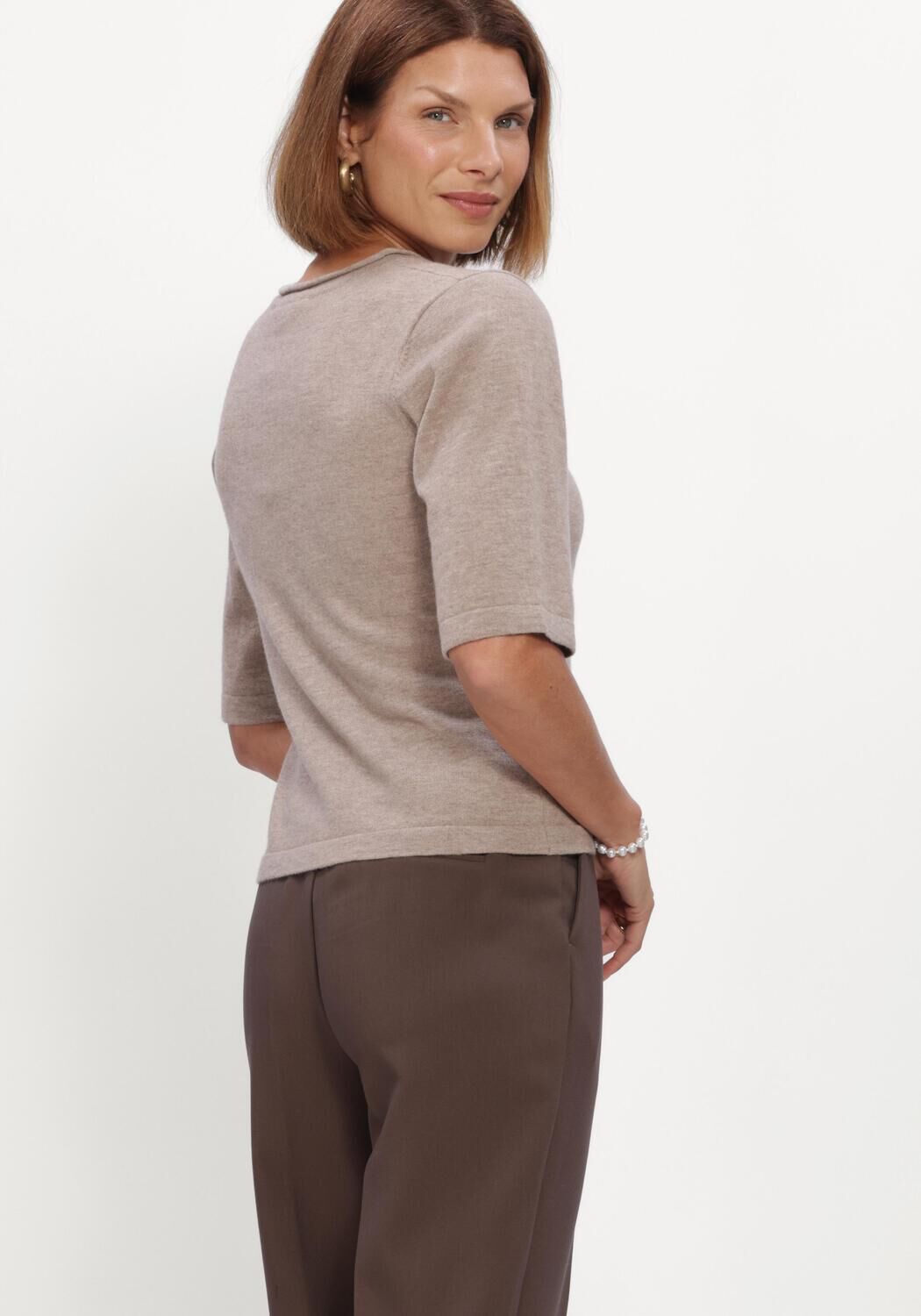 Sand BRUUNS BAZAAR Pullover & Cardigans CHALINABBANDRA KNIT - large