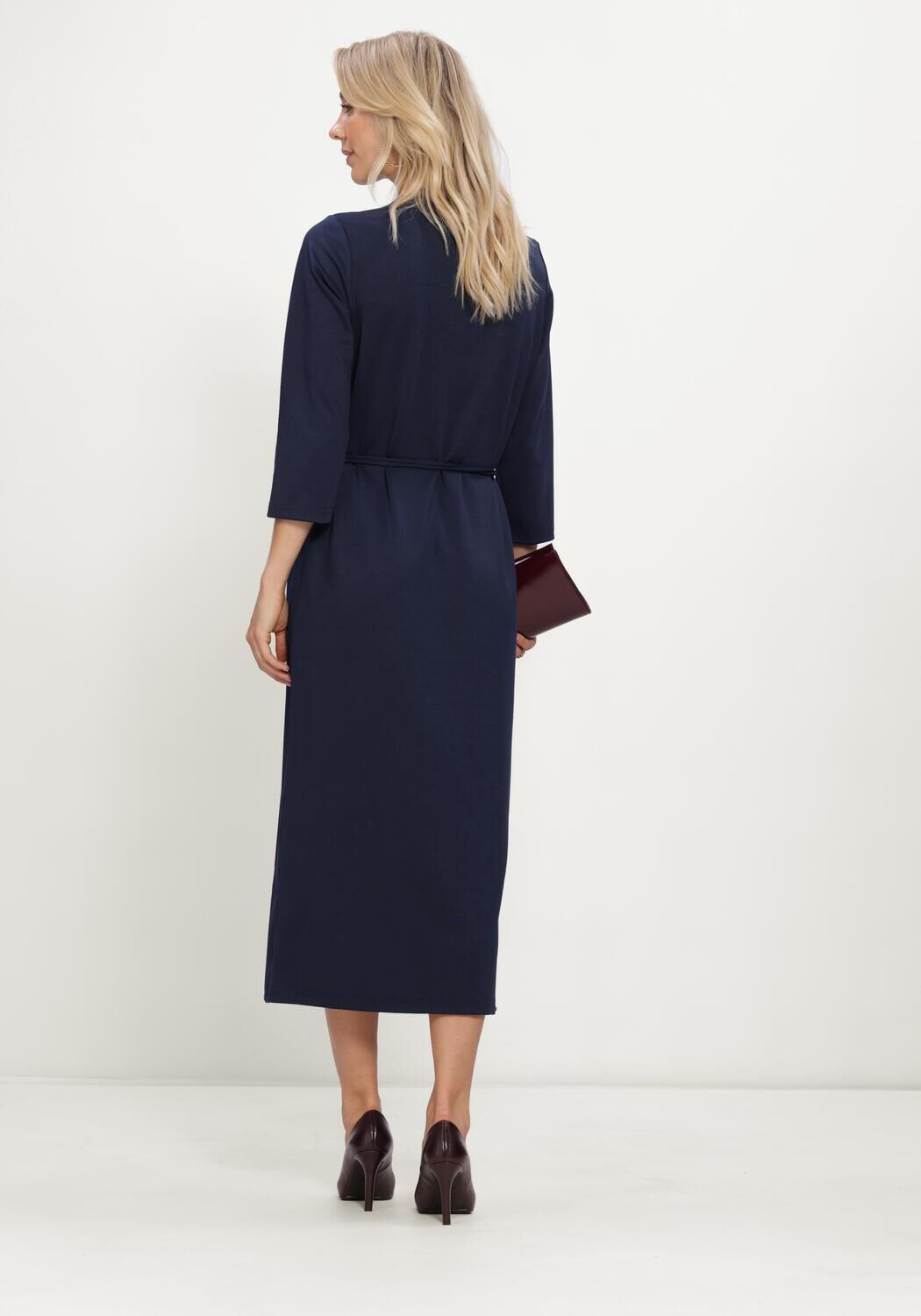 Dunkelblau FREEBIRD Midikleid DEVOTED - large