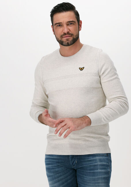 Nicht-gerade weiss PME LEGEND Pullover R-NECK COTTON KNIT - large