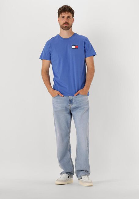 Blaue TOMMY JEANS T-shirt TJM SLIM ESSENTIAL FLAG TEE EXT - large