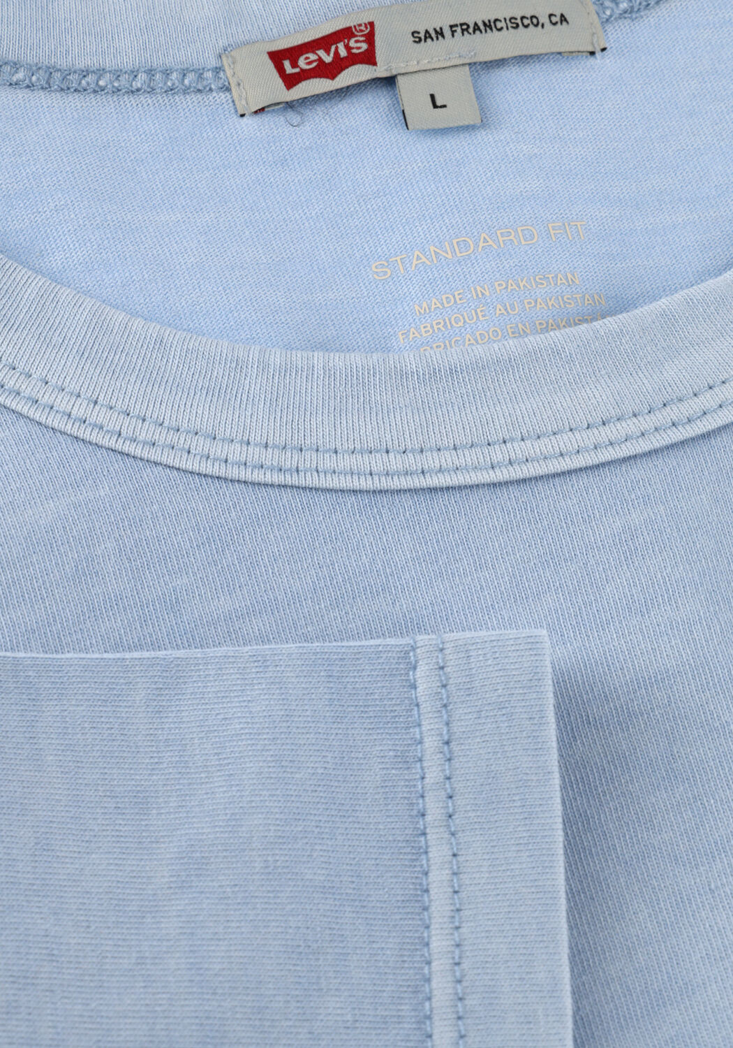 Hellblau LEVI'S T-shirt ORIGINAL TEE GARMENT DYE - large