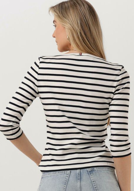 Weiße TOMMY HILFIGER Tops & T-shirts NEW CODY SLIM BOAT-NK 3/4 SLEEVE - large