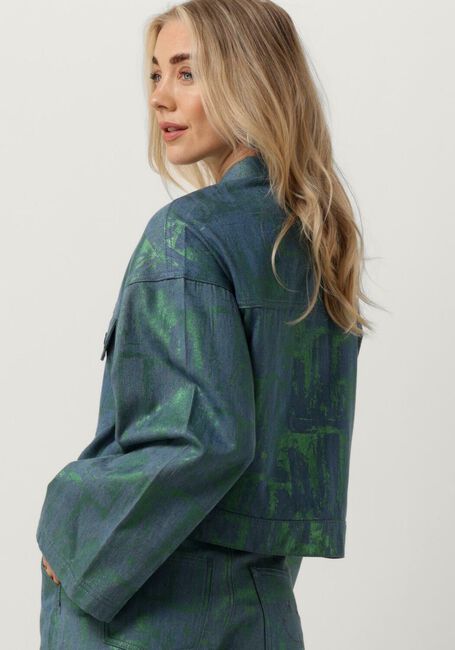 Grüne REFINED DEPARTMENT Jeansjacke PIP - large
