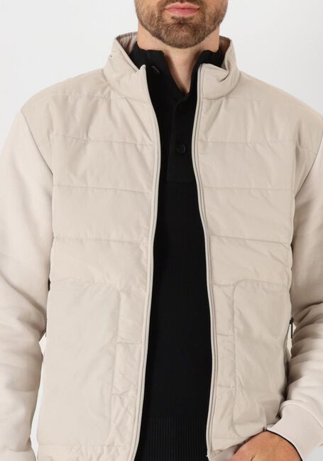 Beige GENTILUOMO Wattierte Jack CARDIGAN ZIP - large