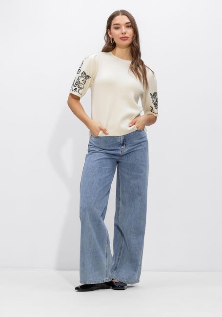 Hellblau OBJECT Wide jeans OBJLUCA TRI MW WIDE LOOSE JEANS - large