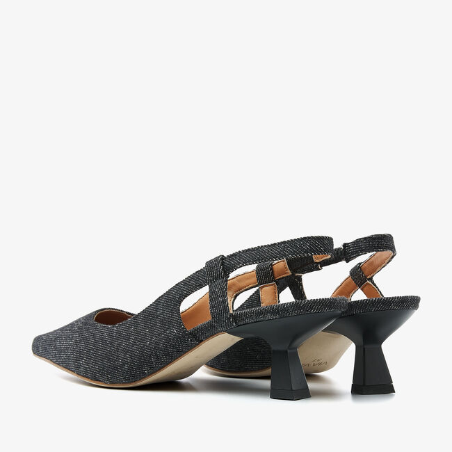 Schwarze VIA VAI Slingbacks SUZY ALIYA - large