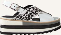 Weiße LAURA BELLARIVA Flache Sandalen 3266BZ - medium