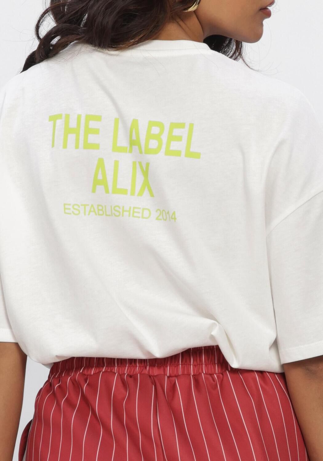 Wei&szlig;e ALIX THE LABEL T-shirt THE LABEL T SHIRT - large