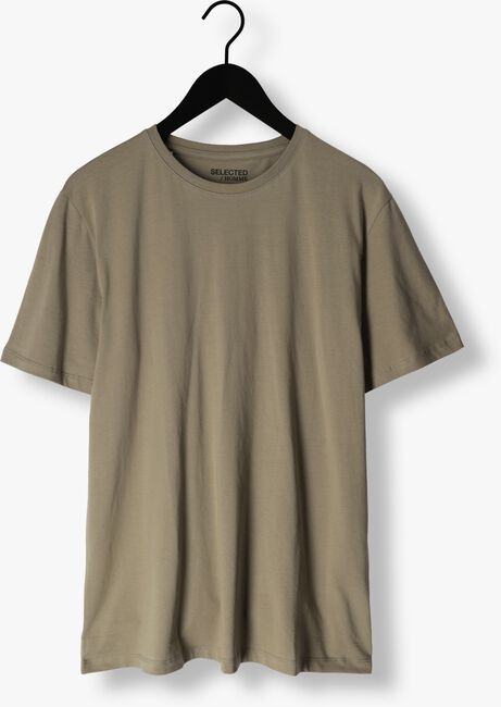 Grüne SELECTED HOMME T-shirt SLHASPEN SS O-NECK TEE - large