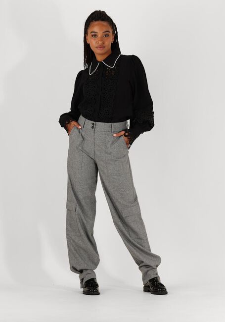 Schwarze AAIKO Blusen LOEWY VIS 492 - large