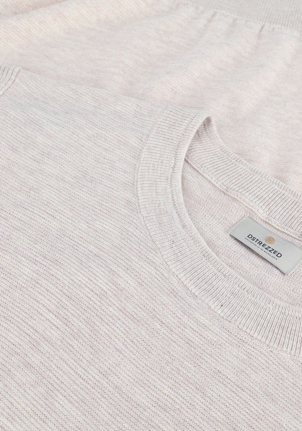 Nicht-gerade weiss DSTREZZED Pullover TURTLE NECK CABLE STRUCTURE NA - large