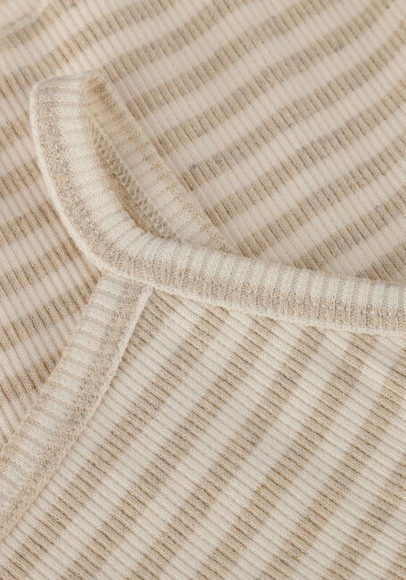 Nicht-gerade weiss PLAY UP Top STRIPED RIB TOP - large