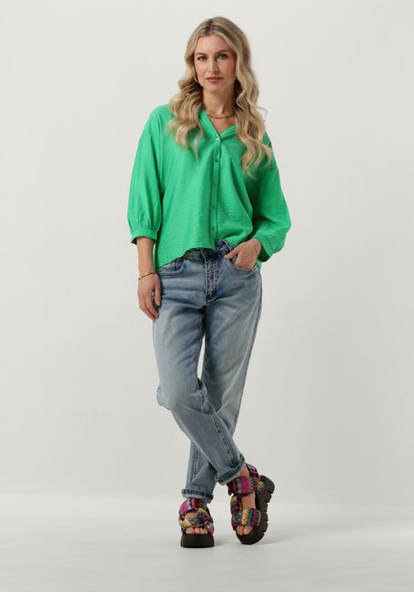 Grüne POM AMSTERDAM Blusen VIOLET LUSH GREEN BLOUSE - large