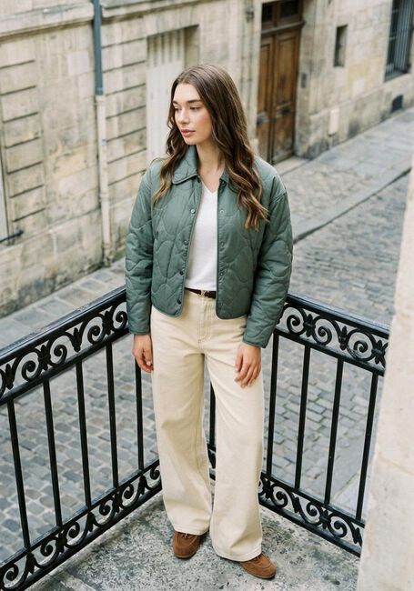 Olive MSCH COPENHAGEN Wattierte Jack MSCHCHISTA JACKET - large