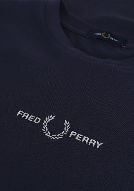 Graue FRED PERRY T-shirt EMBROIDERED T-SHIRT - large