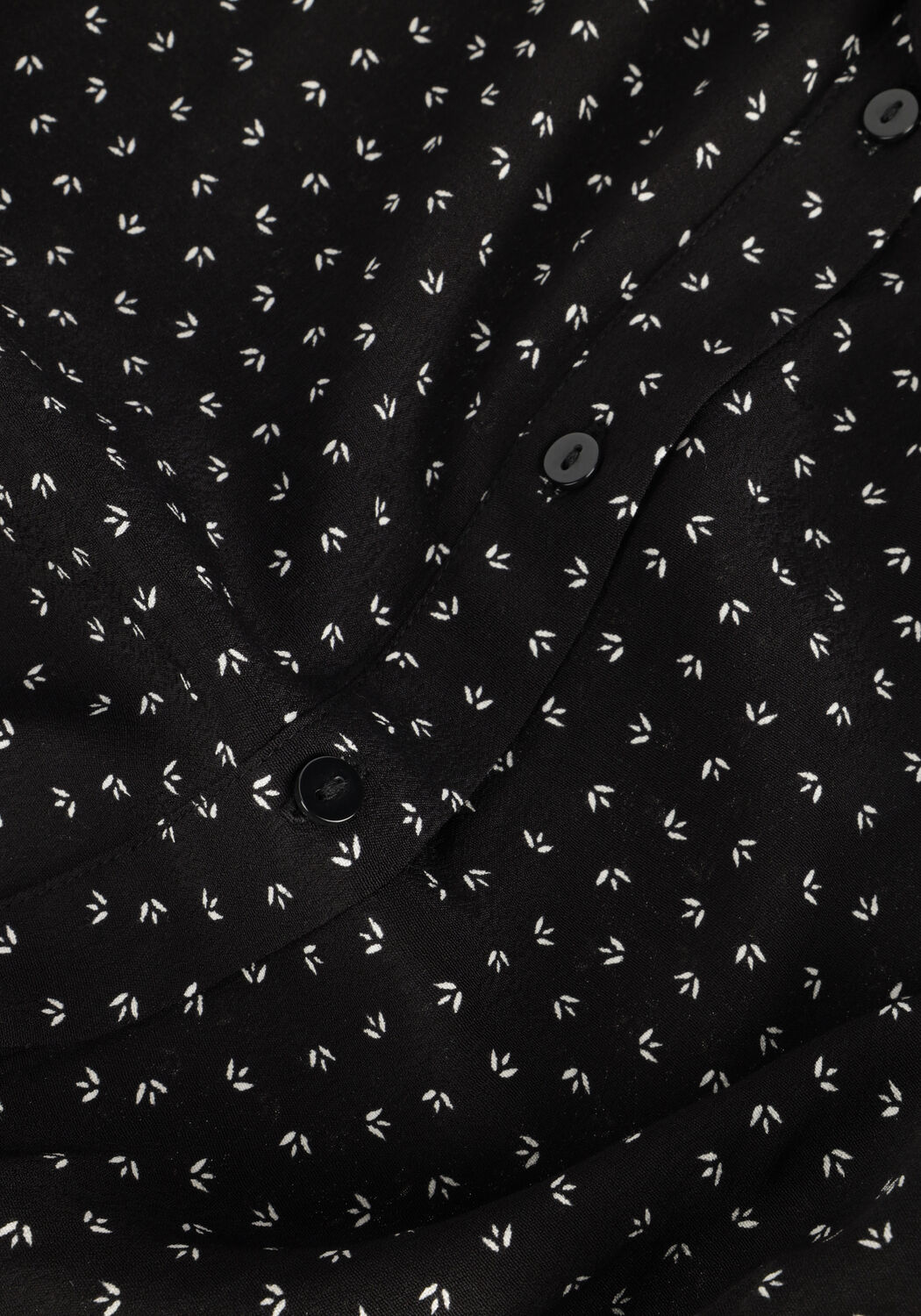 Schwarze MODSTR&Ouml;M Blusen ANDERSON PRINT SHIRT - large