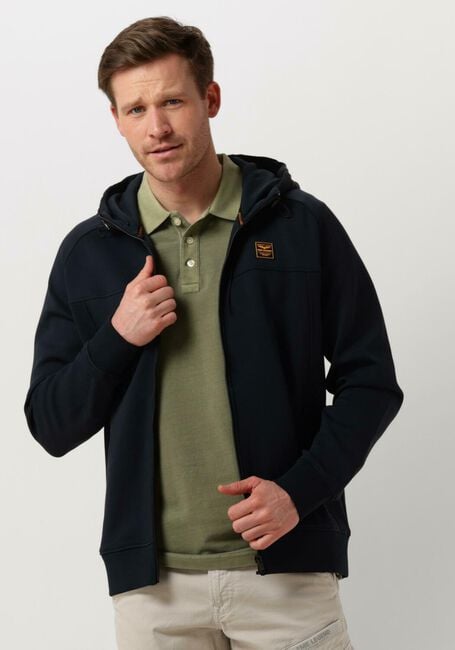 Blaue PME LEGEND Jack ZIP JACKET INTERLOCK SWEAT - large