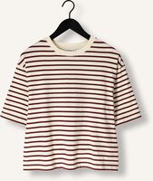 Weiße CATWALK JUNKIE T-shirt STRIPED LOOSE FIT TSHIRT Weiße CATWALK JUNKIE T-shirt STRIPED LOOSE FIT TSHIRT - medium