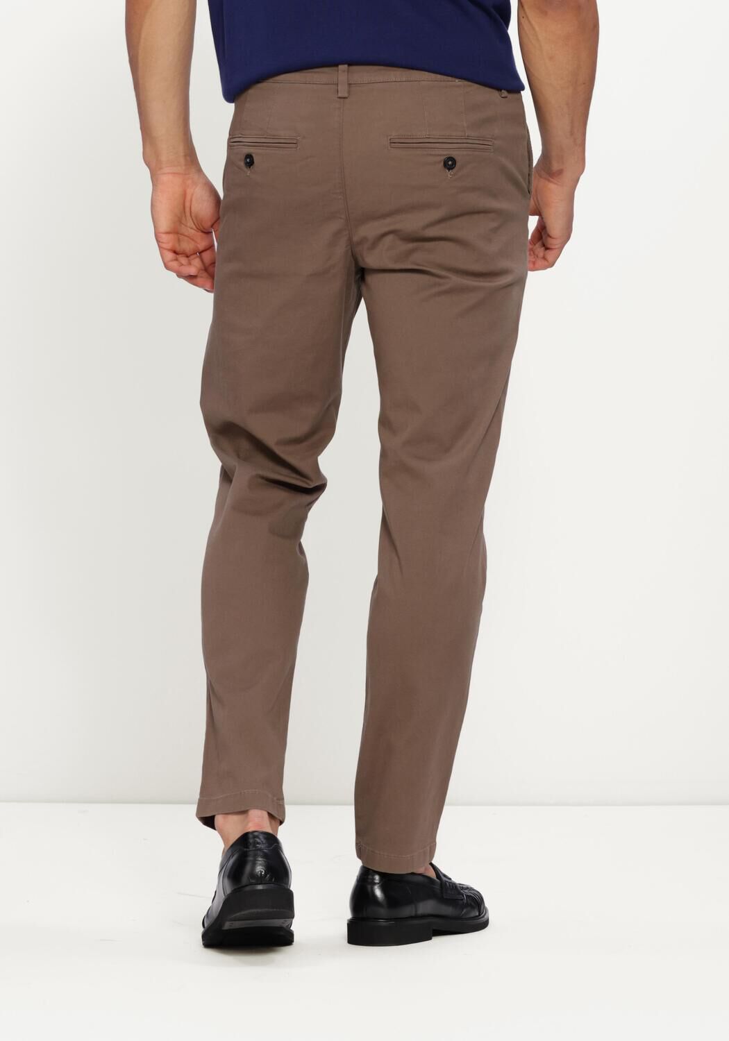 Braune SELECTED MEN Hose SLH175-SLIM NEW MILES FLEX PANT NOOS - large