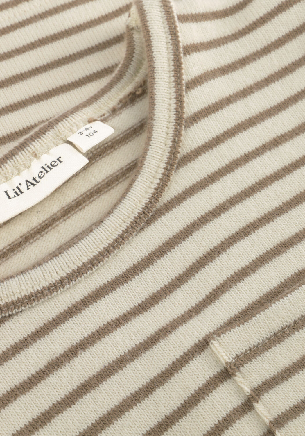 Sand LIL' ATELIER T-shirt NMMTHORO JEN LS SLIM TOP LIL - large