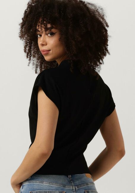 Schwarze GESTUZ Top RIFAGZ TEE - large