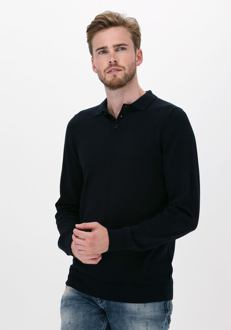Dunkelblau SAINT STEVE Polo-Shirt BEREND - large