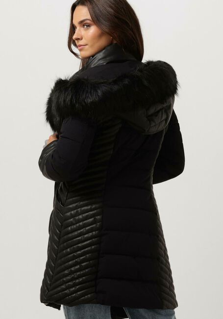 Schwarze GUESS Wattierte Jack NEW OXANA JACKET 1 - large