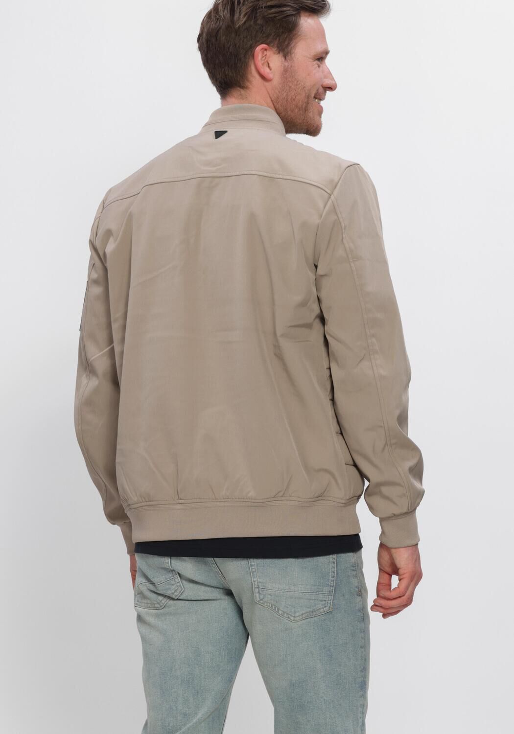 Beige PURE PATH Jack SOFTSHELL PADDED JACKET - large