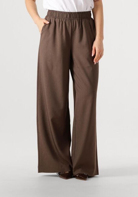 Braune Y.A.S. Weite Hose YASSHIMMA MW PANT - large