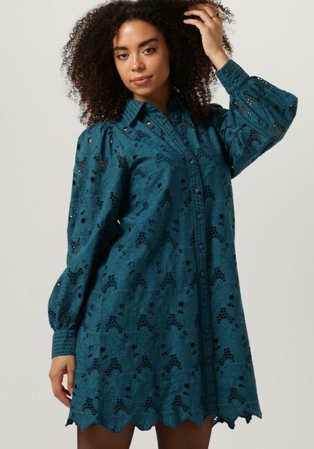 Blaue Y.A.S. Minikleid YASTEALA LS SHIRT DRESS S. - large