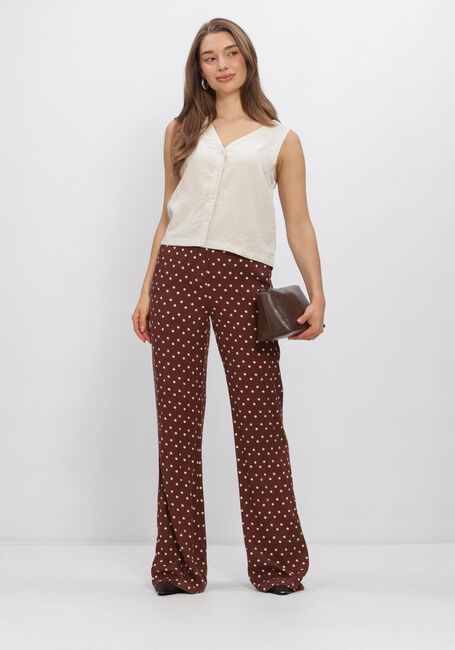Braune YDENCE Hosen PANTS STACEY TALL - large