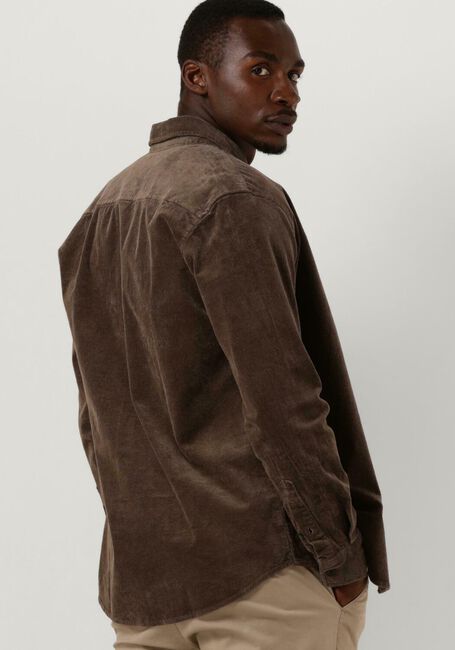 Braune ANERKJENDT Overshirt AKLEIF CORDUROY SHIRT - large