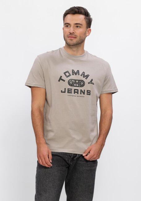 Sand TOMMY JEANS T-shirt TJM REG TJ GYM SS TEE EXT - large