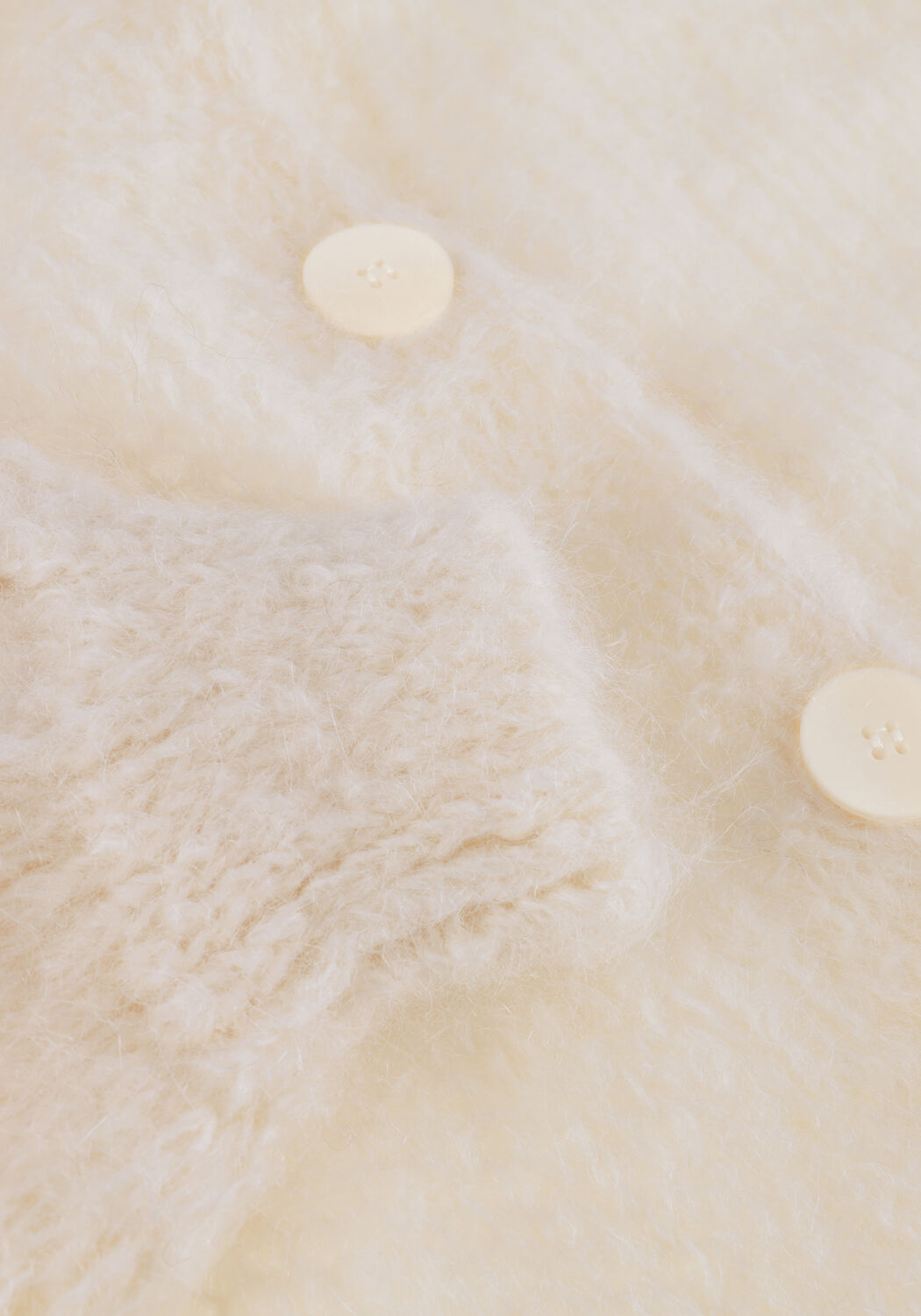 Wei&szlig;e AMERICAN DREAMS Strickjacke OLLY CARDIGAN - large