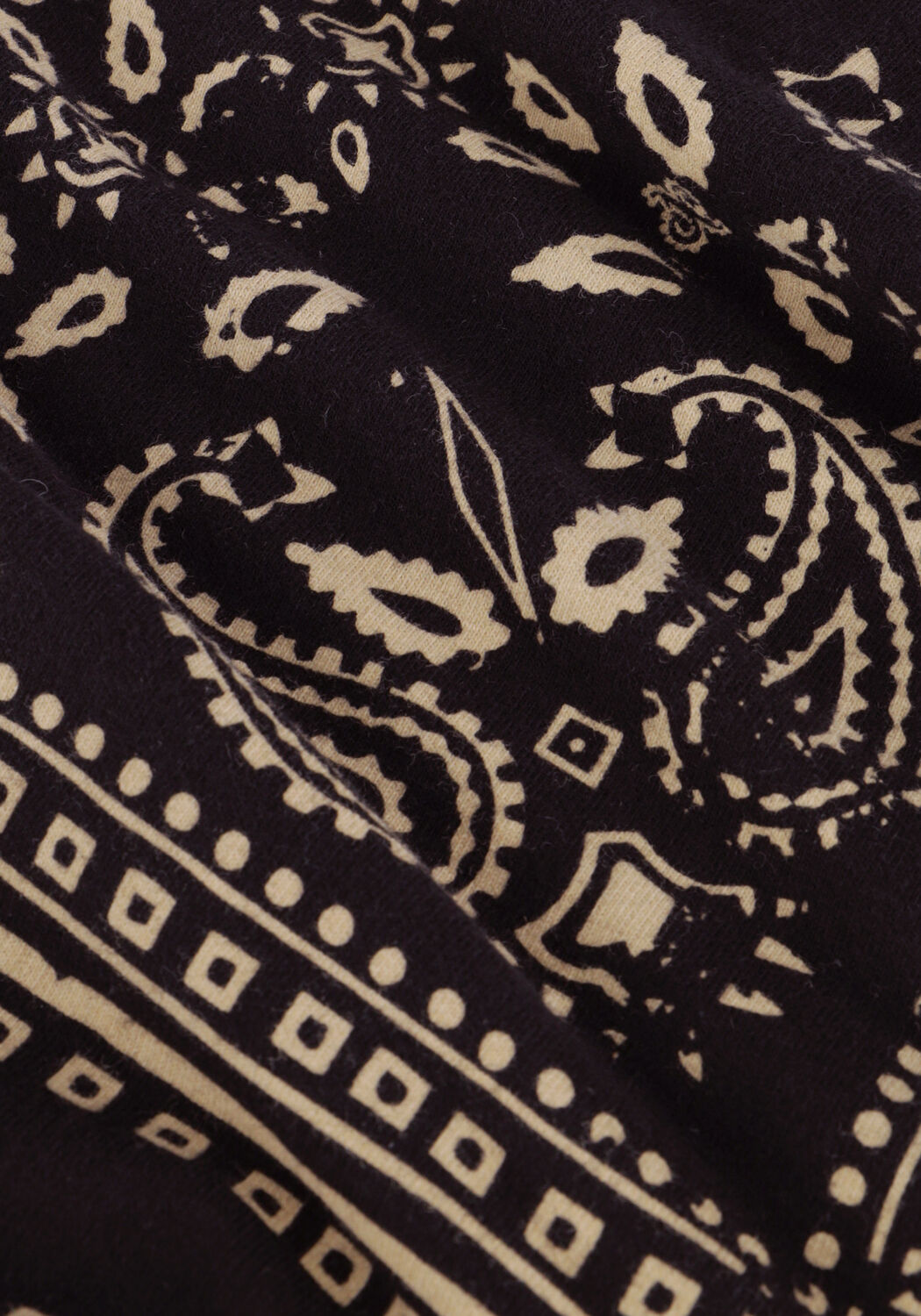 Schwarze 10DAYS Jogginghose CROPPED JOGGER PAISLEY - large