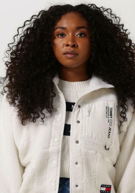 Nicht-gerade weiss TOMMY JEANS Teddy-Jacke TJW REVERSIBLE SHERPA JACKET - large