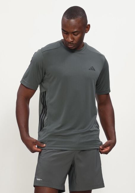 Dunkelgr&uuml;n ADIDAS Sportshirts TECHESS 3S TEE - large