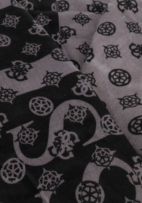 Schwarze GUESS Schal BEA PRINTED SCARF - large