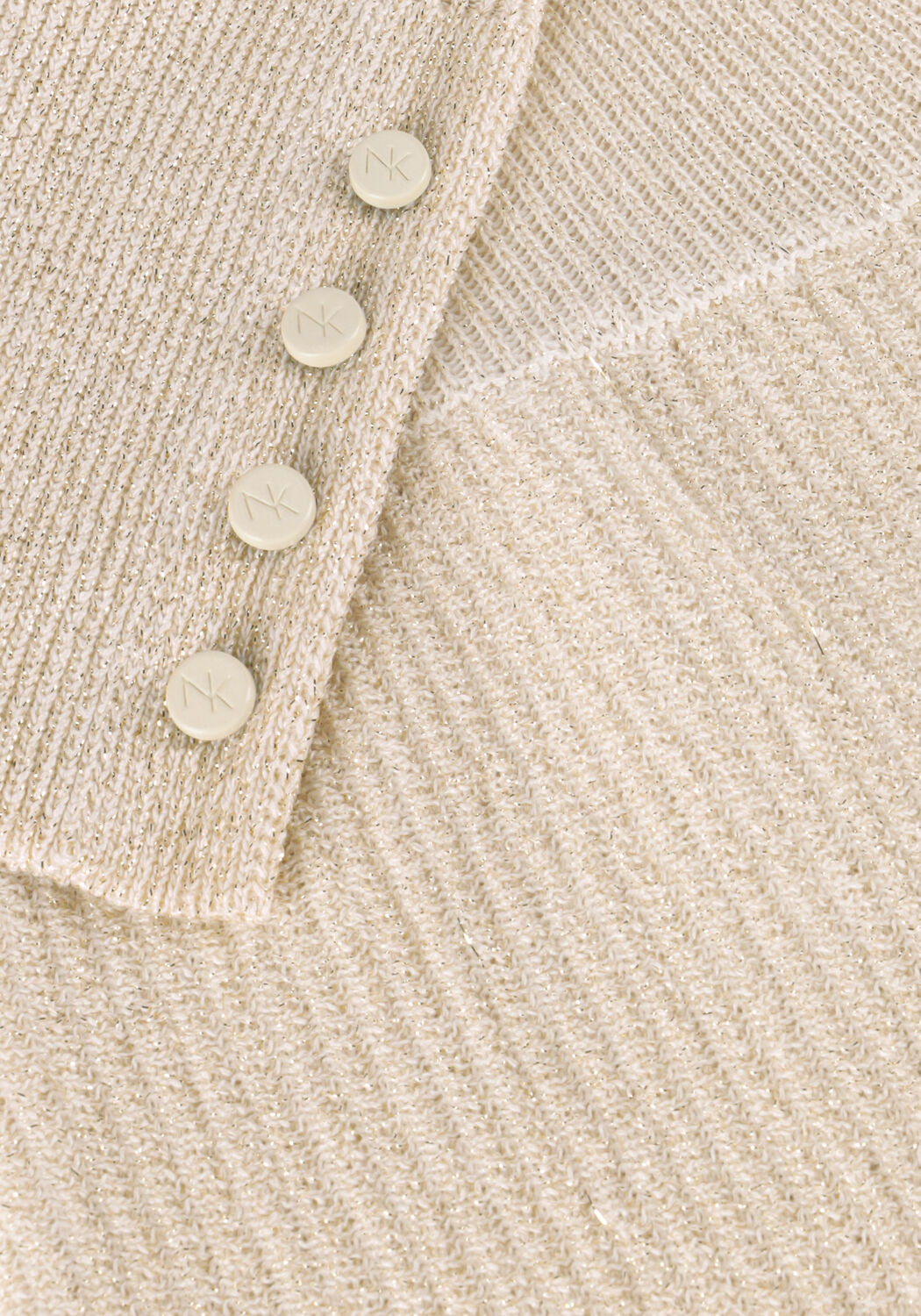 Nicht-gerade weiss NUKUS Top BATWING PULLOVER LUREX - large