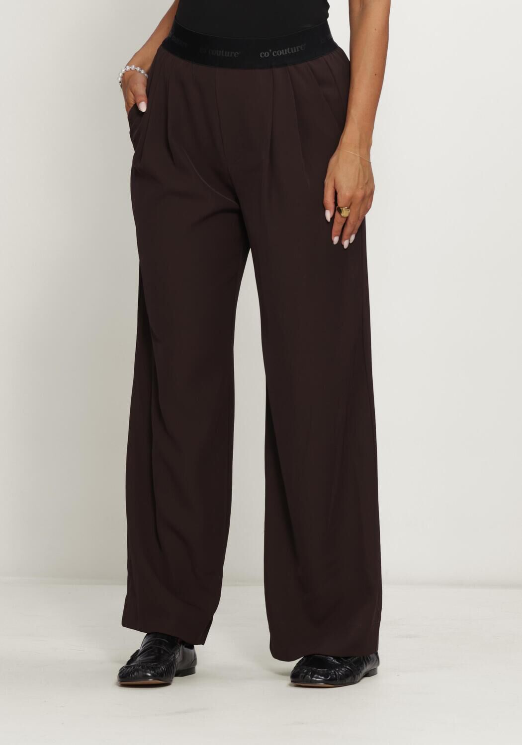 Braune CO'COUTURE Hosen ALINICC LOGO PANT - large