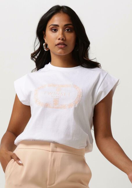 Weiße TWINSET MILANO Top 241TP2213 - large