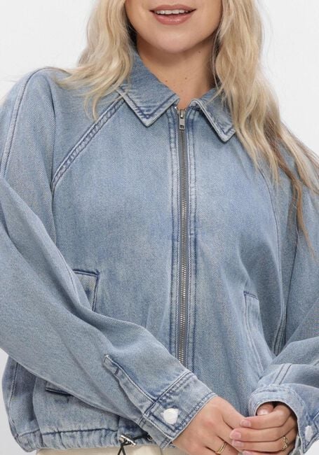 Blaue SECOND FEMALE Jeansjacke RIO DENIM JACKET - large