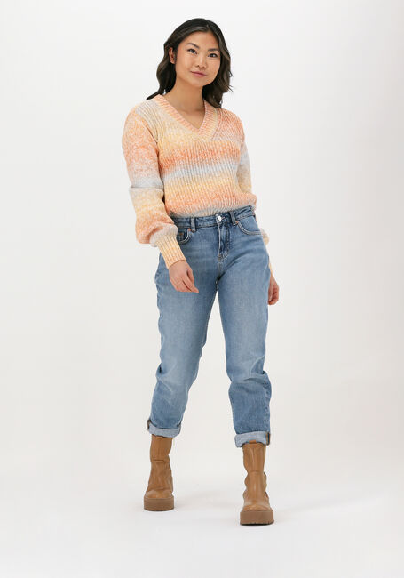 Mehrfarbige/Bunte SCOTCH & SODA Pullover V NECK GRADIENT SWEATER - large