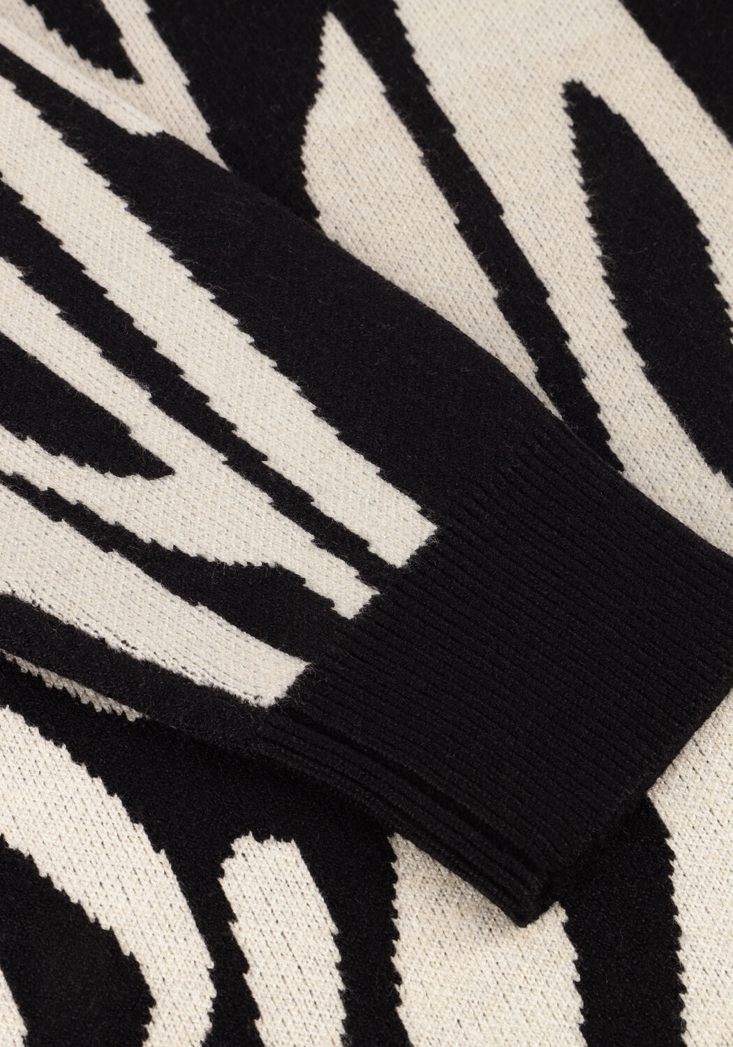 Mehrfarbige/Bunte OBJECT Minikleid OBJRAY L/S KNIT DRESS AOP - large