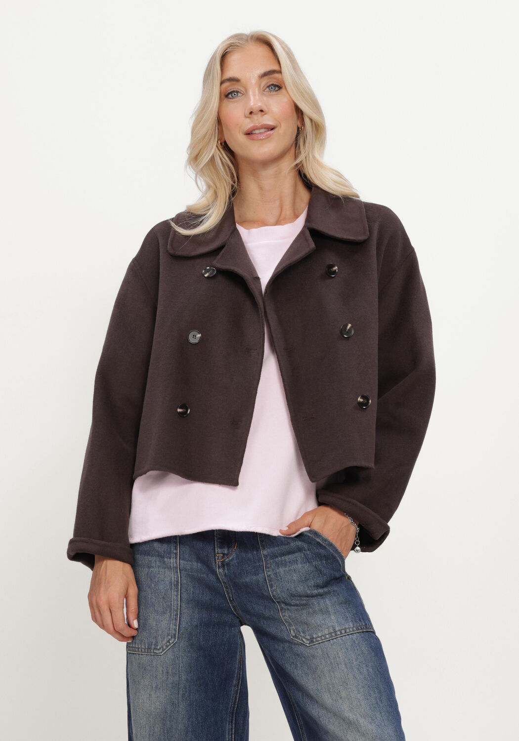 Braune CIRCLE OF TRUST Jack HEATHER JACKET - large
