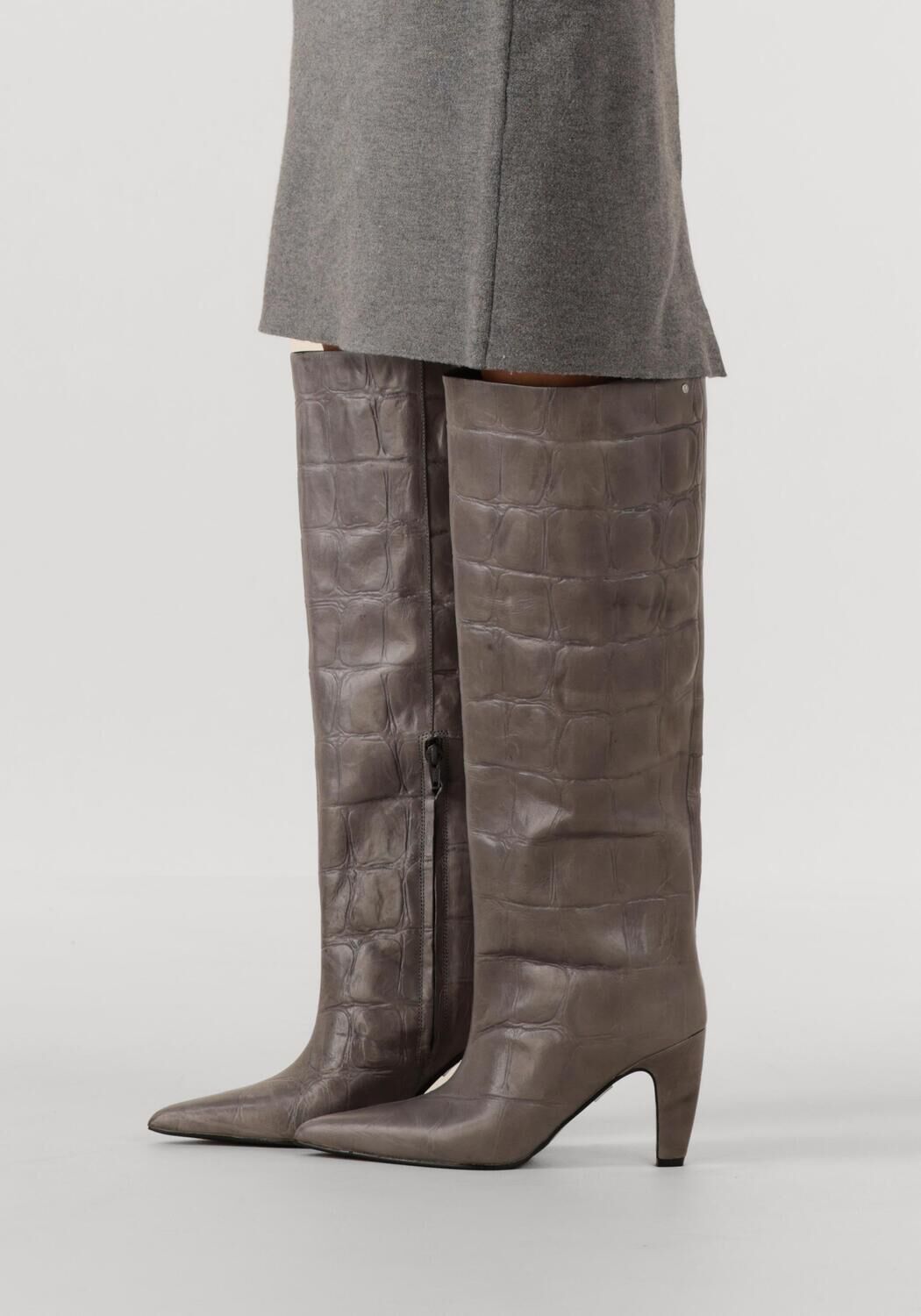 Graue BRONX Hohe Stiefel LOW-JADEY - large