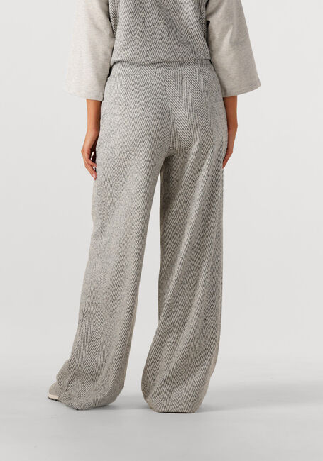 Graue SUMMUM Weite Hose WIDE LEG HERRINGBONE BROEK - large