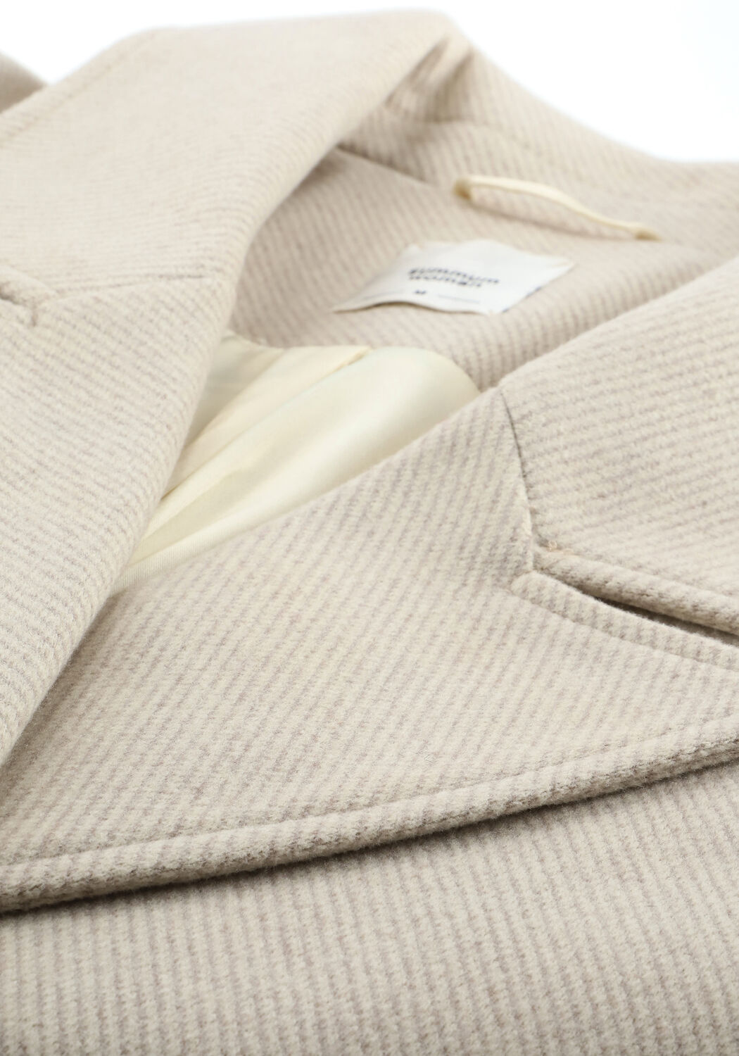 Beige SUMMUM M&auml;ntel COAT GABARDINE - large