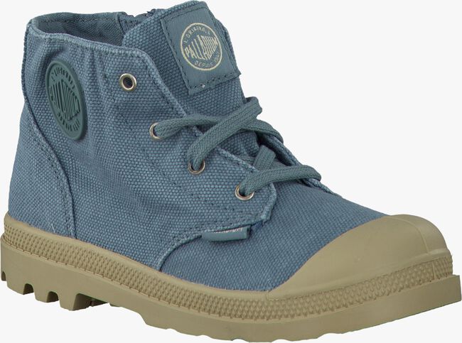 Blaue PALLADIUM Ankle Boots PAMPA HI KIDS - large